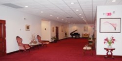 funeral home lobby